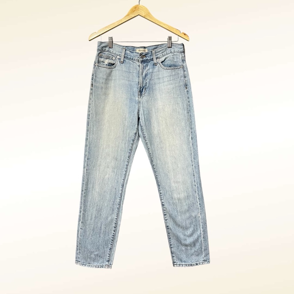 Madewell Perfect Summer Jean Size 28 Light Wash Bleached Ankle Length